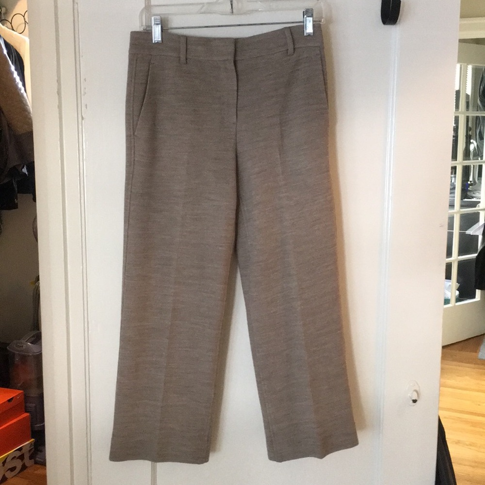 Helmut Lang cropped wool trousers